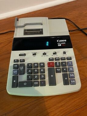 Canon CP1200DII commercial desktop printing calculator